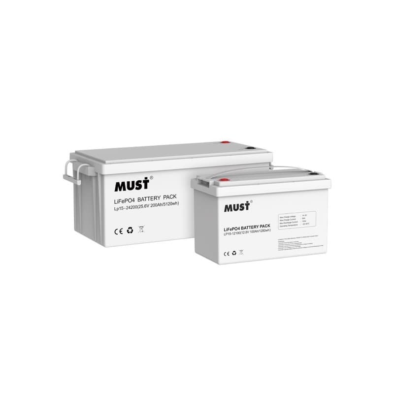 Batería de Litio MUST LP15-12200 12 V 200 Ah Monobloque
